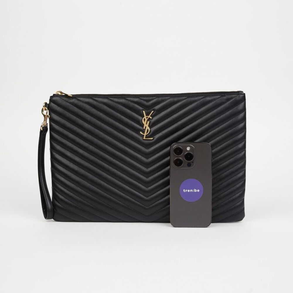 Monogram Document Holder Clutch - image 2